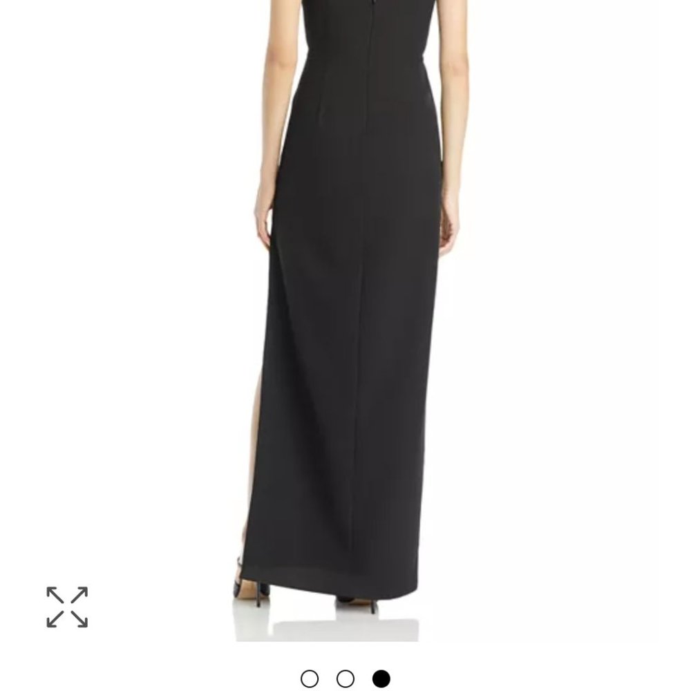 Aidan by Aidan Mattox Cutout Square Neck Gown - Picture 2 of 4
